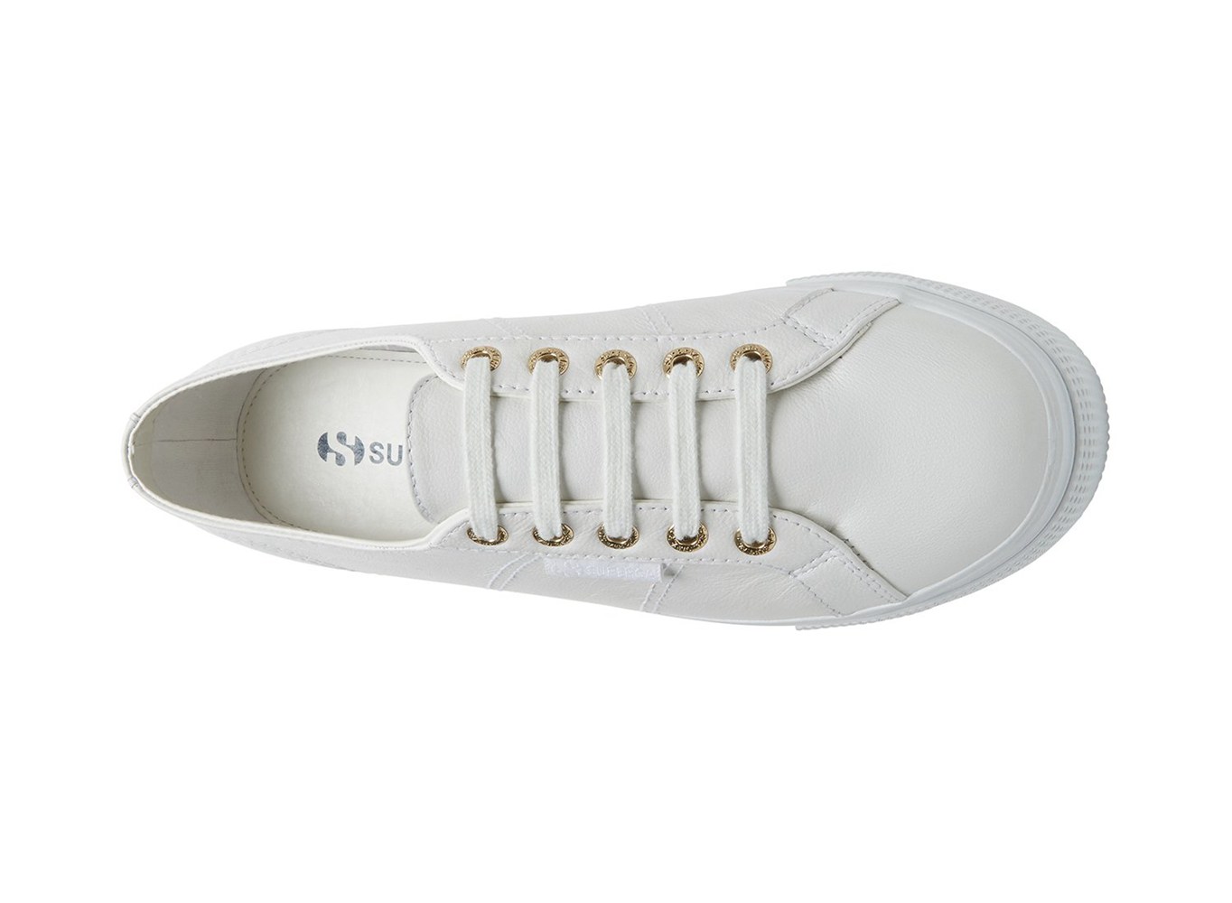 Superga Espadrille Womens - 2790 Nappaleaw Leather - White - YEPNO6430